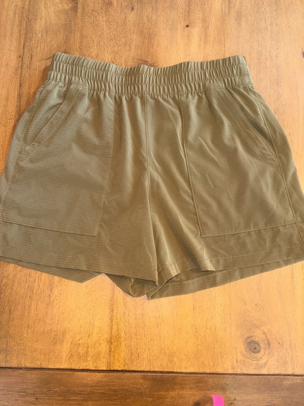 Athleta Olive Women's Casual Elastic-Waist Shorts